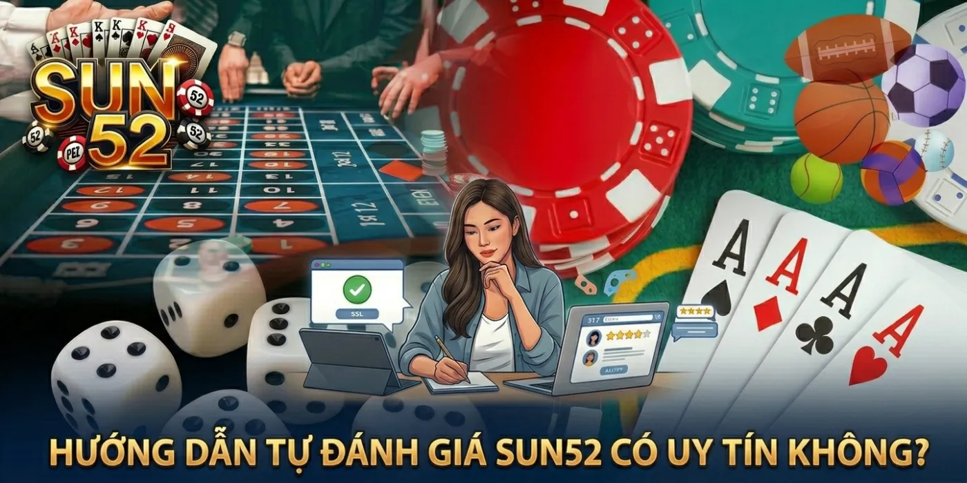 Sun52 – Cổng Game Bài Đổi Thưởng Uy Tín PAGCOR 2026 41 Bảng tự kiểm tra độ uy tín Sun52 trước khi nạp tiền